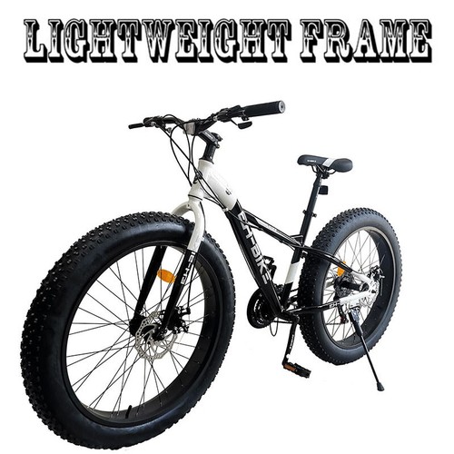 Fat Tire Bike For Mountain/Snow/Road, 26Inch Wheels, 21Speed