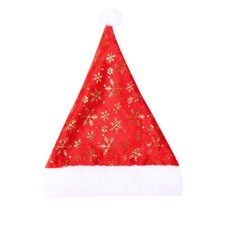 1 PCS Red Classic Santa Claus Hat For Xmas Party Christmas Hat For Adults Child