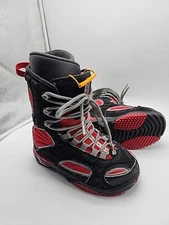 VINTAGE VANS Snowboard Boots Black Red Fargo Performance Men Size 8 US 7 UK 40.5