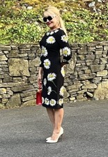 Dolce & Gabbana Dress Floral 🌸Party🌸Beautiful 🌸sexy IT 42