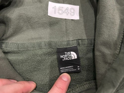 VESTE HOMME THE NORTH FACE VERT MOYEN SWEAT À CAPUCHE POLAIRE GRAND LOGO - Photo 9/13