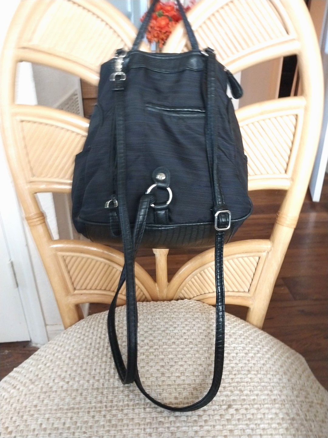 MultiSac Mini Black Versatile Backpack Slingback … - image 6