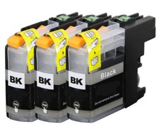 3P XL BLACK Printer Ink fits LC203 LC201 MFC-J485DW MFC-J880DW MFC-J5620DW