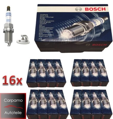 16x Bosch FR8DPP33+ 0242230500 Zündkerze Mercedes S202 W202 W210 W211 W220 W463