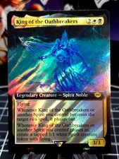 FOIL  King of the Oathbreakers Extended Art Surge Foil - Lord Of The Ring Rare