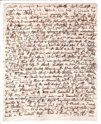 GIBRALTAR Superb ARC Cover 1838 Entire Letter London FORWARDED Liverpool MA669 - Picture 11 of 14