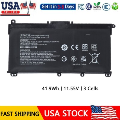 TF03XL Battery For HP Pavilion X360 Convertible 14M-CD0001DX 14M-CD0003DX Series
