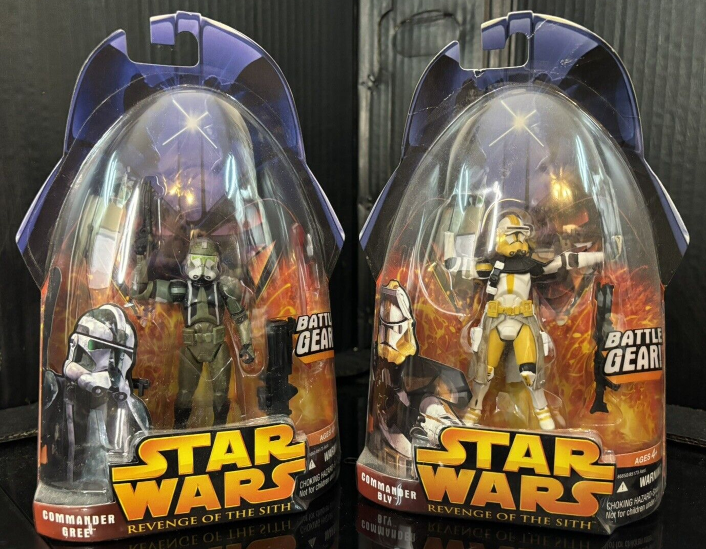 Star Wars ROTS Revenge of the Sith Commander Bly 57 Commander Gree 59 ...