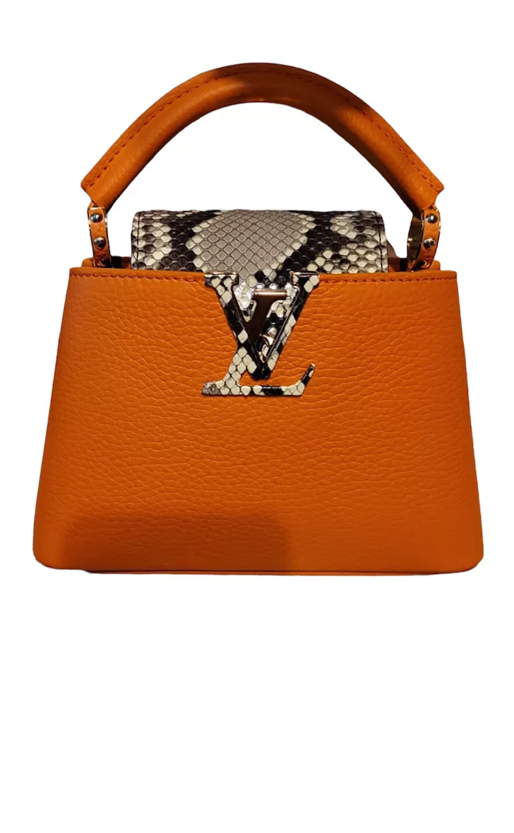 Capucines Mini Python - Women - Handbags