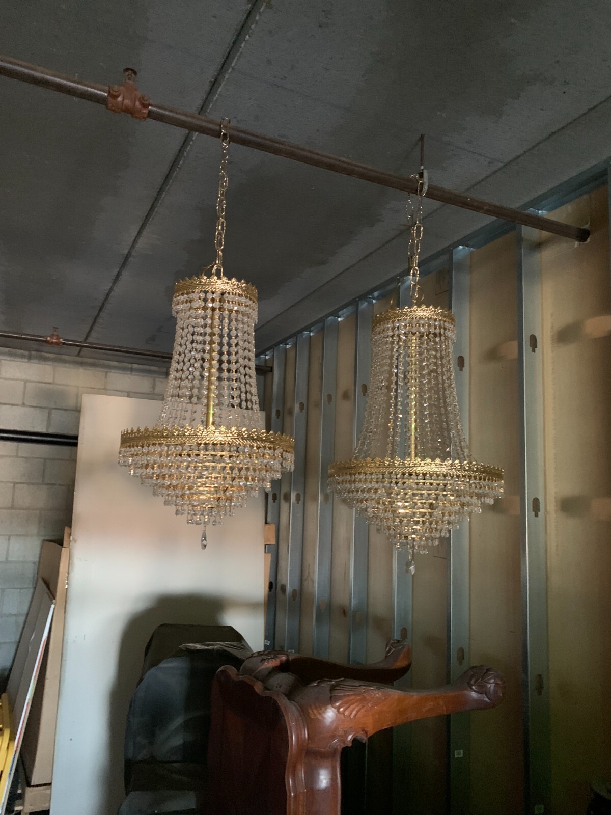 Elegant 8light Crystal Chandelier Vintage Light Fixture eBay