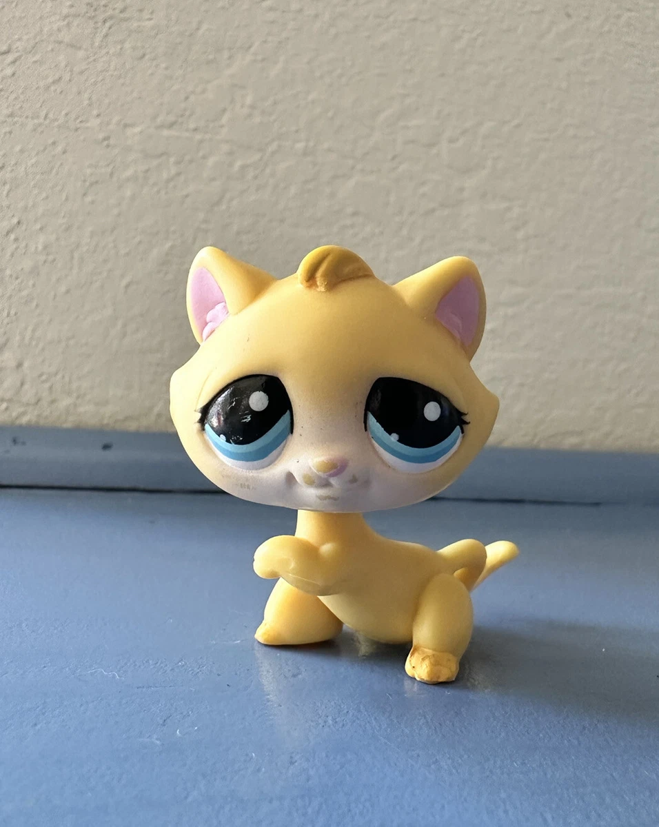 Littlest pet hotsell shop yellow cat