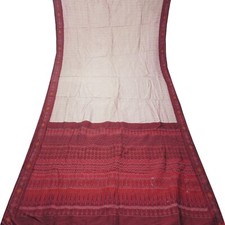 Vintage Pink Sarees 100 Pure Silk Handwoven Patola Ikat Sari 5YD Craft Fabric