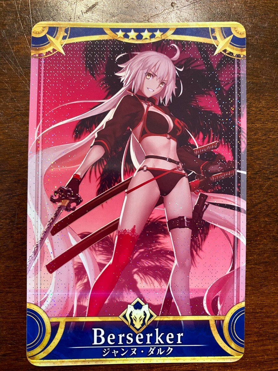 Fate Grand Order FGO Arcade Card Berserker Jeanne d'Arc Fate Grand Order FGO Arcade Card Berserker Jeanne d'Arc