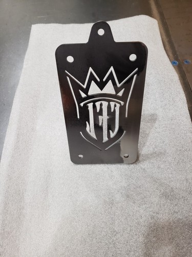 West Coast Choppers CFL Style License Plate Tag 10 Gauge Steel
