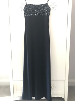 black tie maxi evening dresses, sizes 8-10, worn once, perfect condition. |  eBay