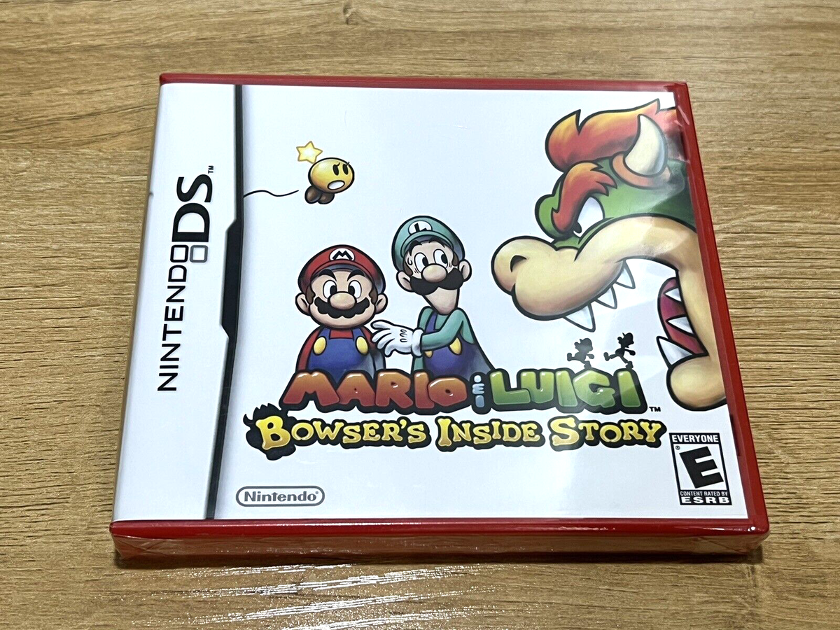 Mario And Luigi Bowser's Inside Story Nintendo DS SEALED Red