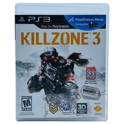 Killzone 3 (Sony PlayStation 3) PS3 CIB Complete Tested Game w/ Manual