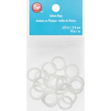 Boye Cabone Rings-.625" 20/Pkg, Set Of 3