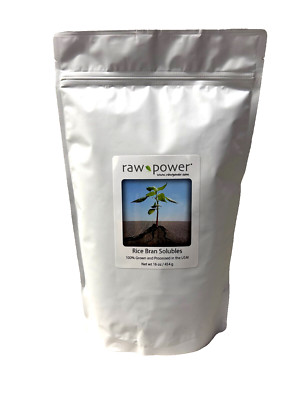 Rice Bran Solubles (16 oz) Grown in the USA!, Premium Quality, non-GMO
