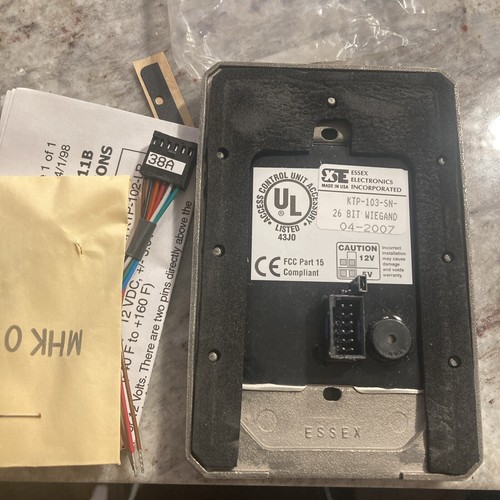 Essex Electronics KTP-103-SN Keypad Access Device - Picture 2 of 5