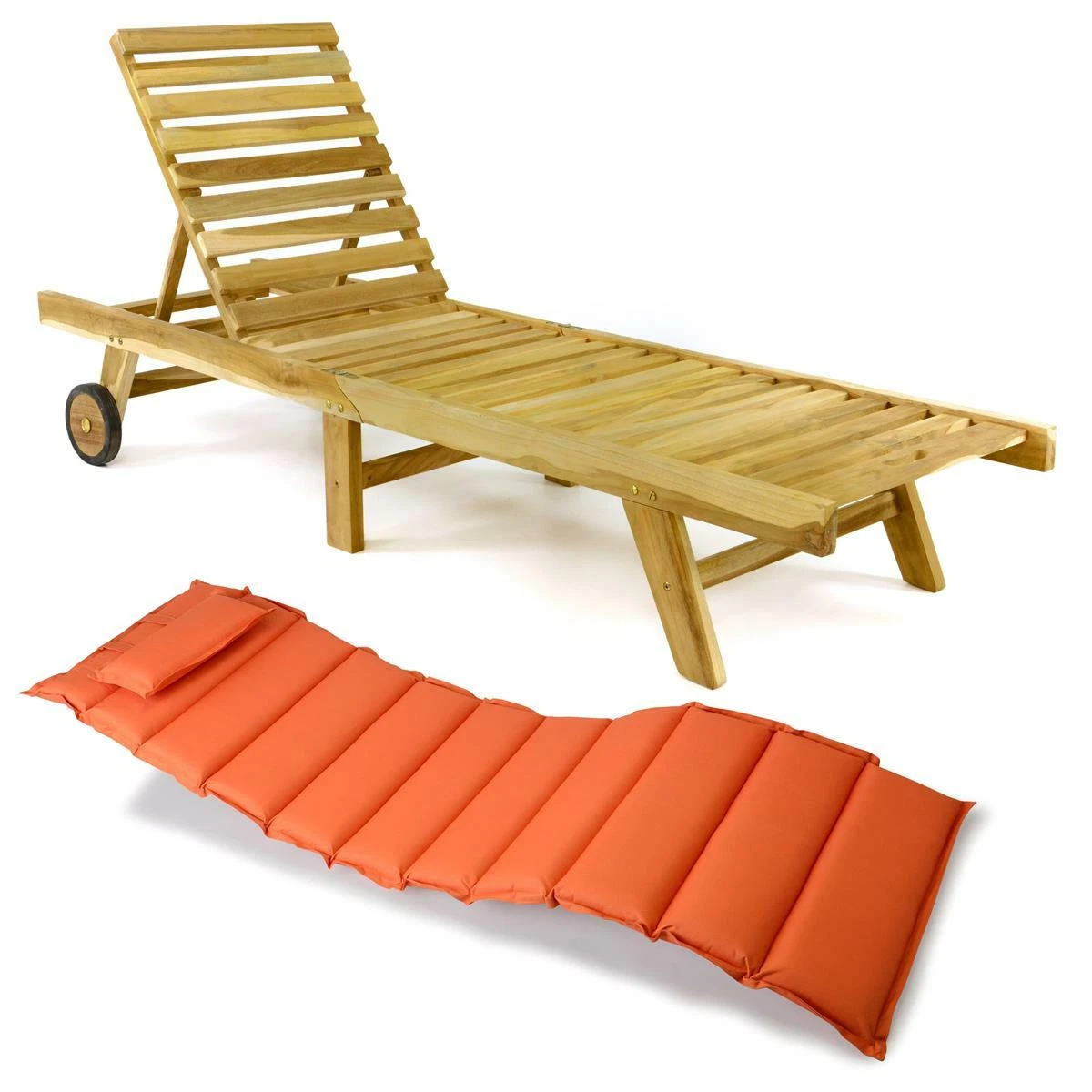 DIVERO GL05660 Mehrfach Verstellbare Sonnenliege Gartenliege
