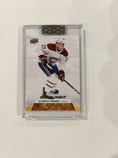 2020-21 CLEAR CUT UD CANVAS ROOKIE DEBUT ALEXANDER ROMANOV MONTREAL CANADIENS