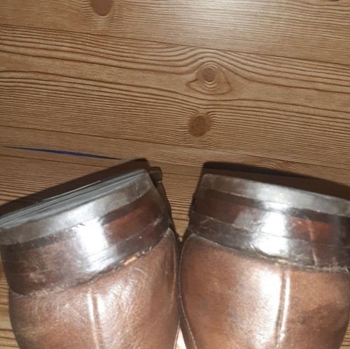 Mens Allen Edmonds Bermuda Brown Leather Loafers Size 9.5 C - 第 8/11 張圖片