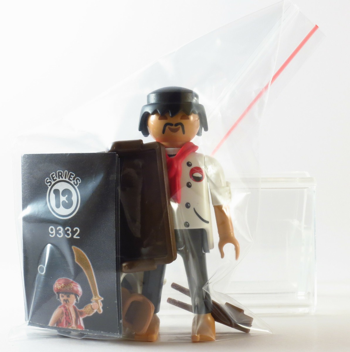 Playmobil Japanese Cook Sushi Chef w/ Tray Chopsticks