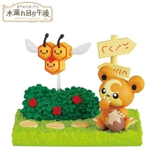 RE-MENT Pokemon Garden Afternoon Sunshine Komorebi Mini Figure Teddiursa Combee