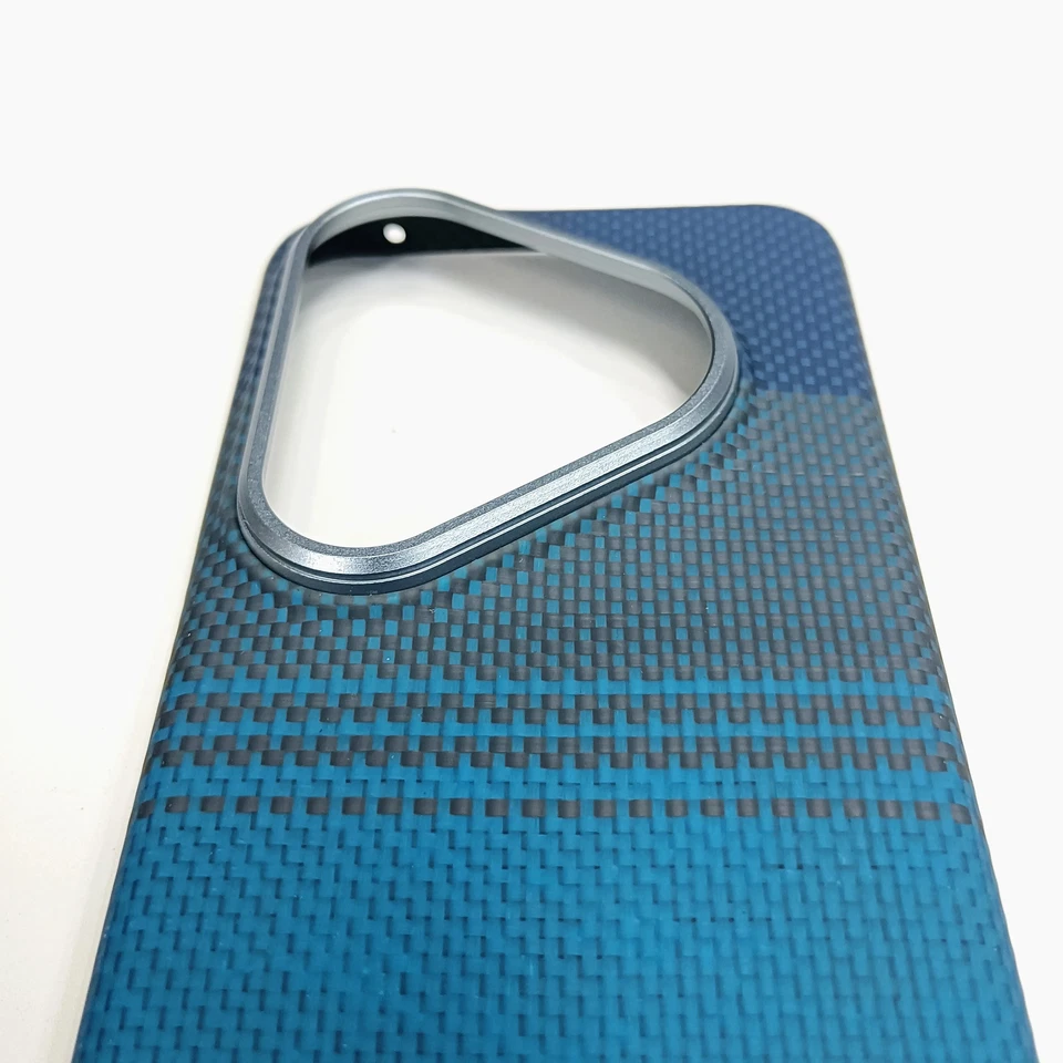 Genuine Carbon Fiber Magsafe Cover Huawei Pura 80 Ultra Pro+ Matte Braided Case - Image 4 of 4