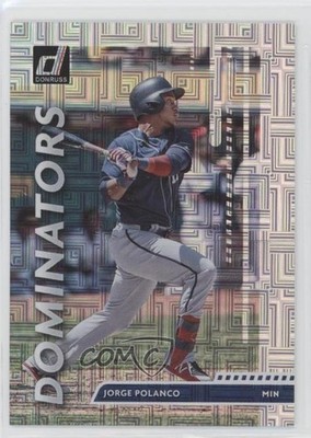 2020 Panini Donruss Dominators Vector Jorge Polanco #D-11 1s3