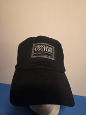 Versace Jeans Couture Black Classic LabeL Patch Baseball Cap