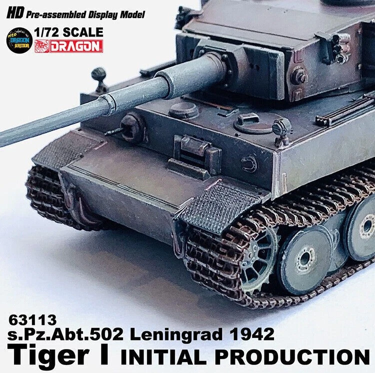 Dragon 1/72 German Tiger tank 502nd Heavy Panzer Battalion Leningrad 1942 New - Image 2 of 4