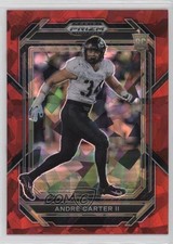 2023 Panini Prizm Draft Picks Red Ice Prizm Andre Carter II #192 16wc