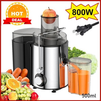 800W Electric Juicer Fruit Vegetable Blender Juice Extractor Citrus Machine New