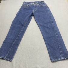VTG 70s Levi s 501 SELVEDGE Jeans 6 Stamp USA Dark Big E Size 28x27 Read Desc