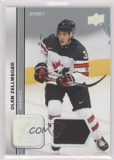 2023 Upper Deck Team Canada Juniors Men's U-20 Jersey Olen Zellweger #3 z6b