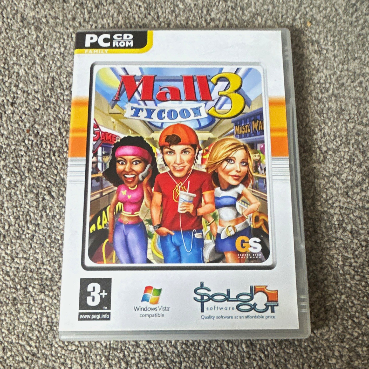 Mall Tycoon 3 PC CD-ROM Simulation Game Windows Sold Out Software New