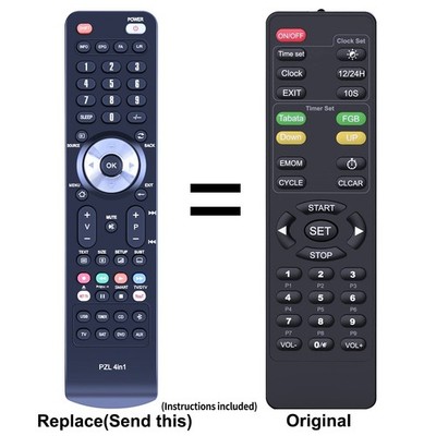 Replaced Remote Control For ANJANK CT008A CT008 Home Gym Interval Timer Clock