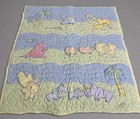 Vintage 90s Carters John Lennon Musical Parade Baby Crib Quilt Comforter 1999
