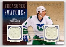 2014-15 Artifacts Treasured Swatches Jerseys Blue (A) Ron Francis Jersey