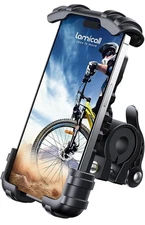 Lamicall Bike Phone Holder, Motorcycle Phone Mount - Motorcycle Handlebar Cell