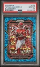 PSA 10 - 2022 NFL Prizm Patrick Mahomes II #139 BLUE SPARKLE /96