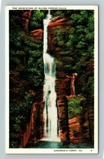 Dingman's Ferry PA-Pennsylvania, Invocation At Silver Thread, Vintage Postcard