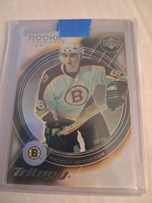 2003-04 Upper Deck Trilogy - Rookie Premieres Tier 1 Patrice Bergeron #738/999