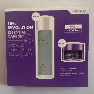 Missha Time Revolution 5X Essential Care Set Essence & Cream Set