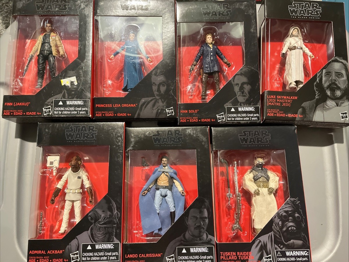 Star Wars Black Series 3.75 Inch Walmart Exclusive Lot Of 7 Action