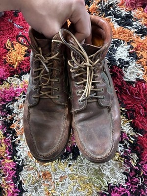 Vintage 80s Timberland 7 Eye Chukka Leather Boots Mens Sz 10.5 | eBay