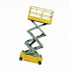 Miniature Lift Metal-Look Lift Model Wheeled for Display