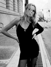 Zara Linen Blend Asymmetric Draped Ruched Mini Dress | Little Black Dress